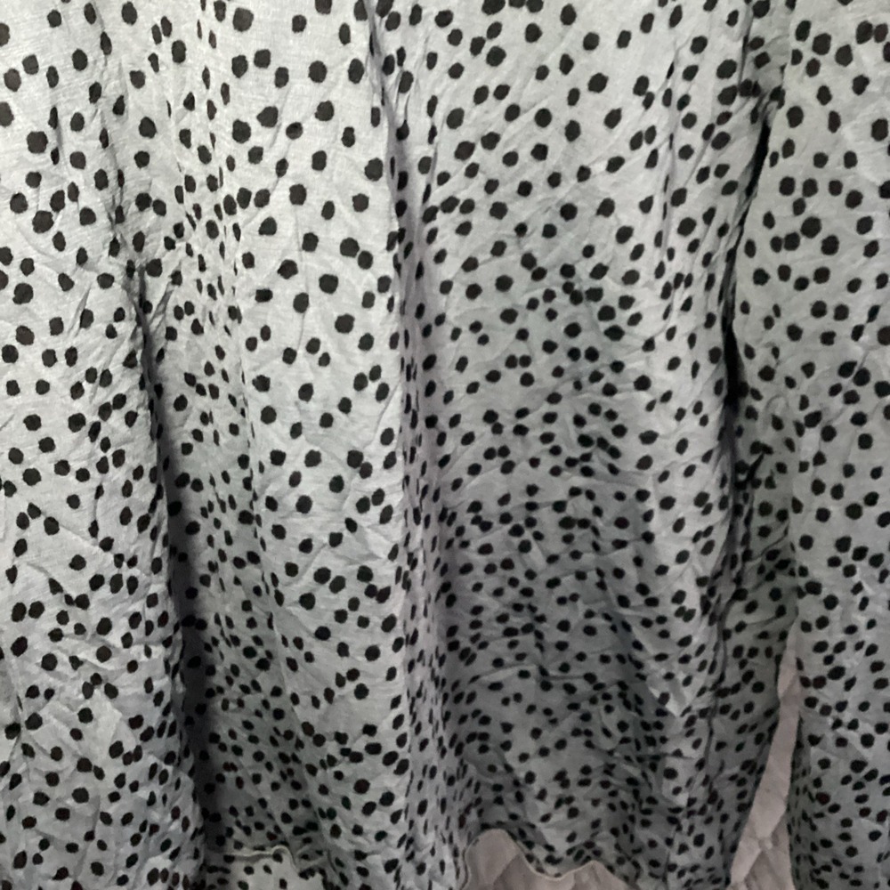 Chalet et Cici Top Med Dalmation Print Grey And Black - Picture 7 of 11